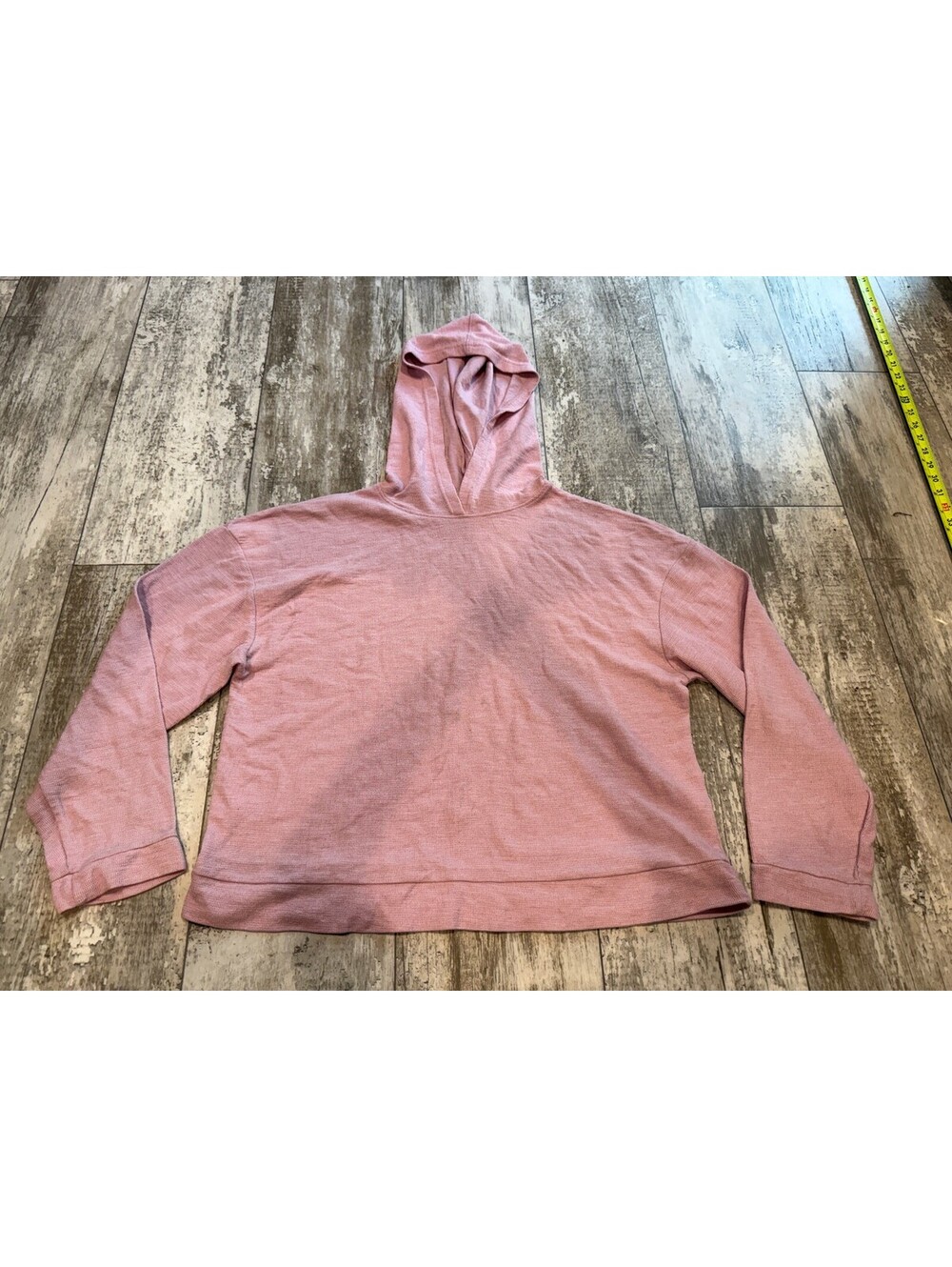 ASOS DESIGN Pink Lightweight Hooded Pullover Top